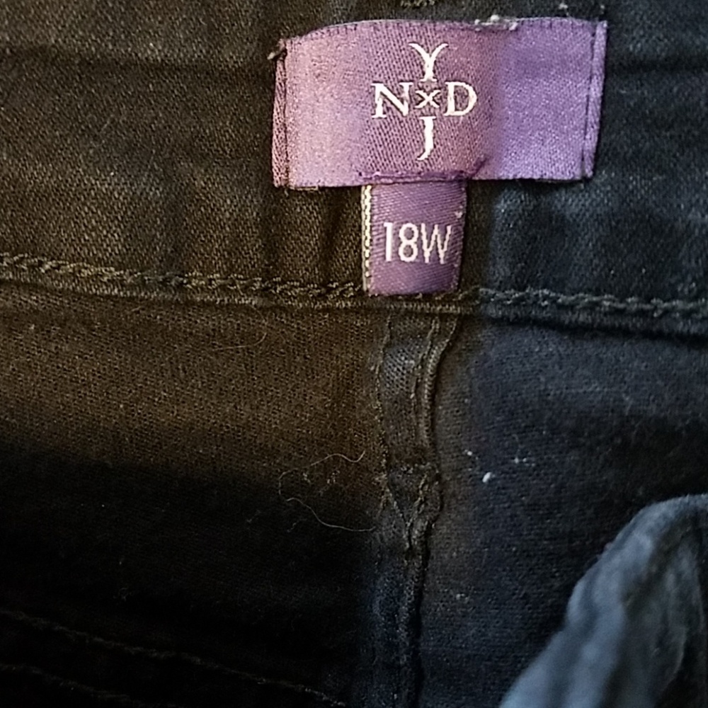 NYDJ black jeans size 18W
